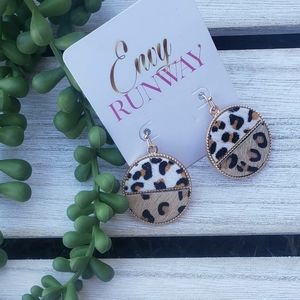 Leopard Zebra earrings